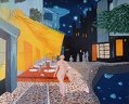 za-  Attenton ! d'près le café de nuit de Vincent Van Gogh