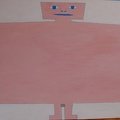 b' forme initiale , du travail pour chacun 80X120cms