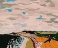 t-  D'Alger à Mécharia 2004 Figure 54X65cms