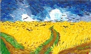 etude d'après Van Gogh, 1996, 16x10