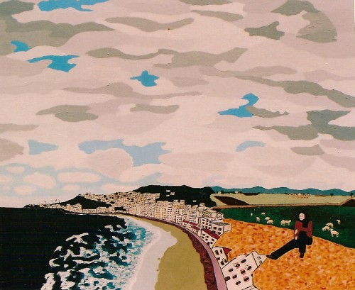 t-  D\'Alger à Mécharia 2004 Figure 54X65cms.jpg